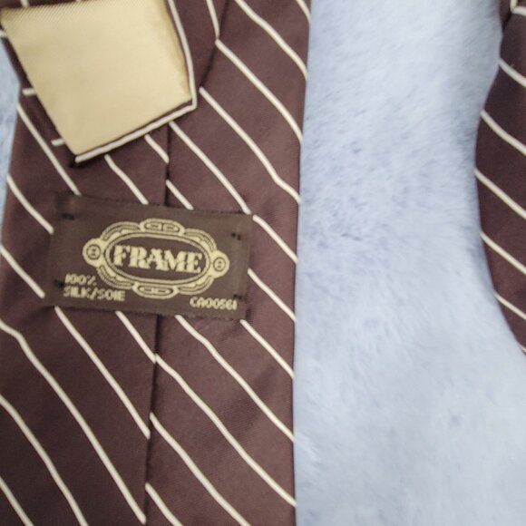 Frame Silk Neck Tie in EUC - Picture 4 of 5